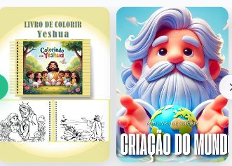 Livro de Colorir Yeshua